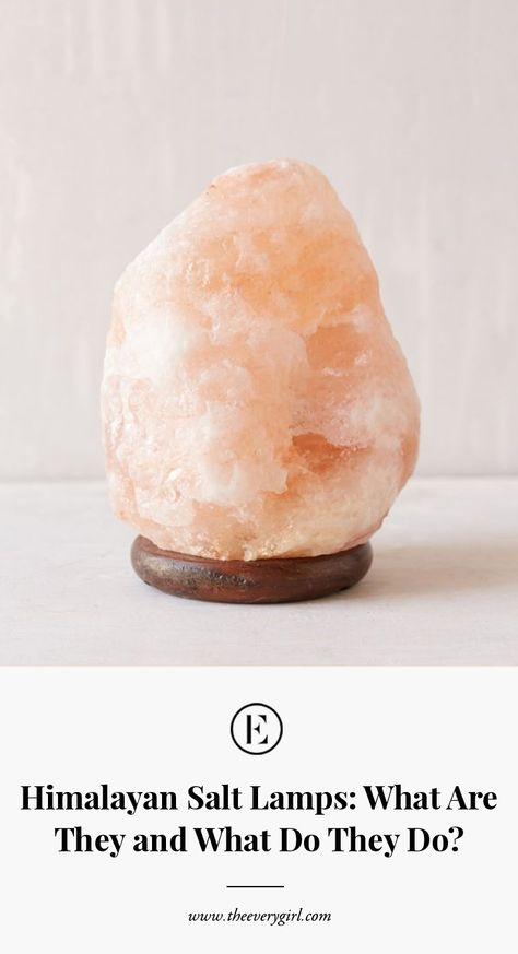 Salt Lamps: What Are They and What Do They Do? | The Everygirl Himalayan Salt Lamp Benefits, Salt Lamp Benefits, Pink Himalayan Salt Lamp, Himalayan Salt Benefits, Pink Salt Lamp, Glass Fruit Bowl, Salt Lamps, Salt Crystal, Himalayan Salt Lamp