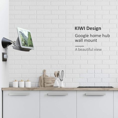 Google Nest Hub Kitchen, Google Nest Hub Decor, Best Smart Home, Google Nest, Counter Space, Kitchen Benches, Google Home, Mens Accessories Fashion, Dining And Kitchen