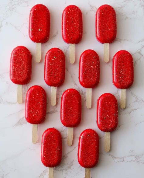 Red Cakesicles, Popsicles, Turning, Turn Ons, Red