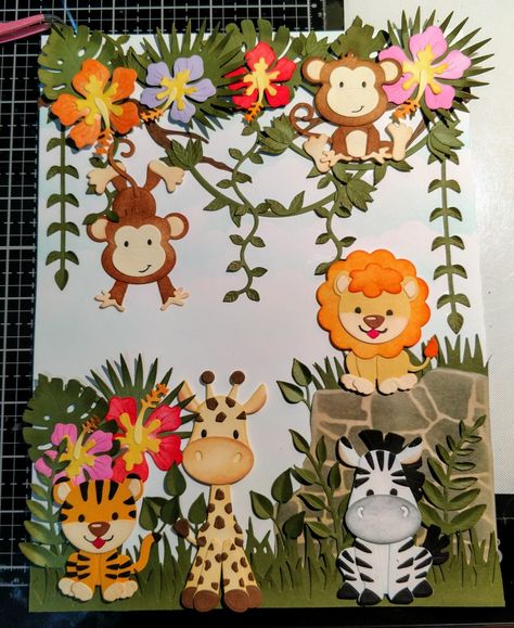 Jungle Theme Classroom Decorations, Birthday Chart Classroom, Jungle Theme Decorations, Jungle Crafts, Jungle Theme Classroom, Theme Carnaval, Jungle Thema, School Art Activities, School Kids Crafts