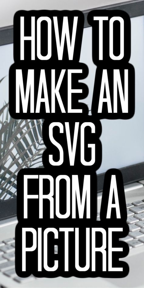 Learn how to turn any picture into a cut file with this simple video tutorial! You will be making SVG files for your Cricut or Silhouette in no time at all! #cricut #cricutcreated #svg #svgfile #picture #cutfile Cricut Maker Free Svg Files, Picture To Svg Cricut, How To Make A Svg File, Scanncut Files Free, How To Use A Silhouette Cameo, Turn Picture Into Svg, How To Design Svg Files, How To Make Your Own Svg Files, Unusual Cricut Ideas