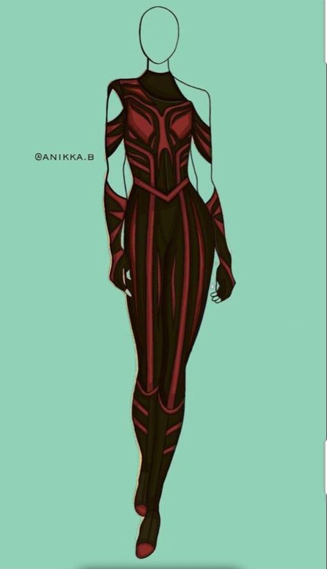 Eternal Suit Design, Superhero Uniform Design, Mcu Suit Ideas Female, Fire Superhero Suit, Super Hero Suits Designs Female, Supersuit Design Female, Red Superhero Suit, Female Superhero Suit, Superhero Costume Design