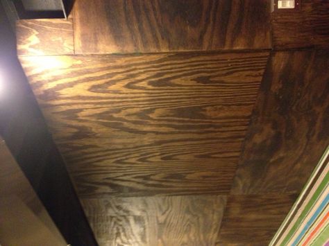 Basement walls. Sanded plywood stained. Burnt Plywood Walls, Painted Plywood Walls, Stained Plywood Walls, Stained Plywood, Plywood Wall, Interior Deisgn, Shiplap Wall Diy, Plywood Walls, Shiplap Wall