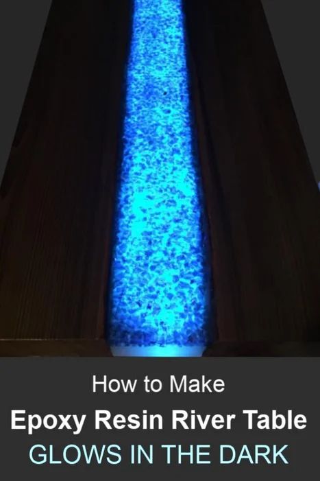 DIY Epoxy River Glow Table : 21 Steps (with Pictures) - Instructables Glow Stick Jars, Glow Table, Diy Resin Table, Glow Jars, Resin Tables, Resin And Wood Diy, Epoxy Wood Table, Resin River Table, Epoxy Ideas