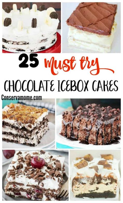 Ice Box Cake Recipes, Chocolate Ice Box Cake, Recipes Treats, Icebox Cakes, Ice Box Cake, Box Cake Recipes, Icebox Desserts, Icebox Cake Recipes, Ritz Cracker