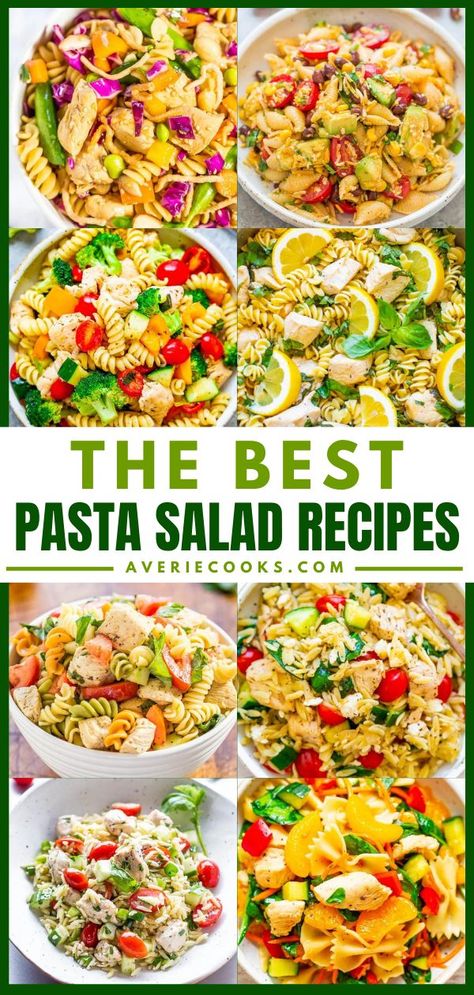 The Best Pasta Salad Recipes, summer salad, side dishes Pasta Picnic Ideas, Easy Summer Weeknight Dinners, Cold Pasta Salad Recipes Easy, Summer Pasta Salad Recipes Cold, California Sandwich, Potluck Pasta Salad, Picnic Pasta, Quick And Easy Pasta Salad, Easy Pasta Salad Recipes