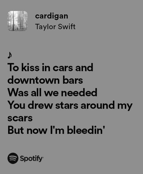 Cardigan Taylor Swift Lyrics, Folklore Lyrics, Cardigan Taylor Swift, Taylor Swift Spotify, Taylor Swift Cardigan, Blank Space Taylor Swift, Taylor Swift Song Lyrics, Funny Lockscreen, Taylor Songs