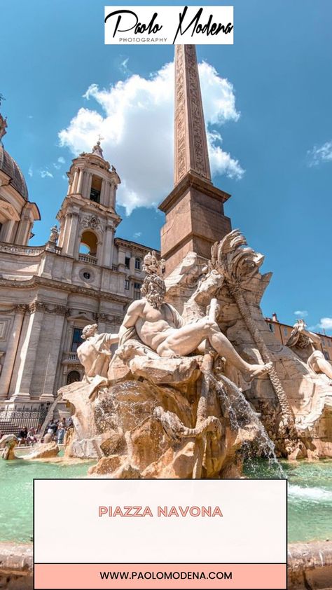 Rich in artistic and architectural marvels, the Piazza Navona is among the most popular town squares in the city of Rome. It has had its good share of media attention too. In the past few years, the town square has been featured in films and movies, with the most recent one being Dan Brown’s adaptation of his global bestseller, Angels and Demons. Roma Museum, Rome Monuments, Italian Monuments, Visit Rome, Italian Trip, Rome Attractions, Paris France Travel, Incredible Art, Piazza Navona