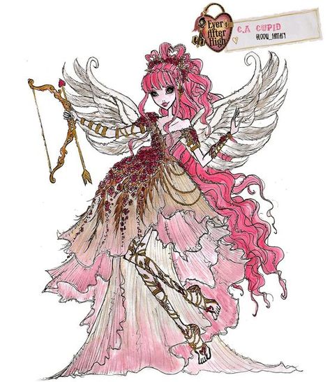 Monster Academy, Ever After High Rebels, Monster High Art, Goddess Of Love, Art Fanart, High Art, Monster High Dolls, Ever After High, Drawing Reference Poses