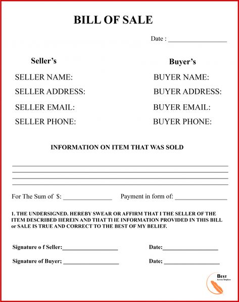 California Bill Of Sale Form for DMV, Car, Boat – PDF & Word Bill Of Sale Car, Best Letter, Bill Of Sale, Rights And Responsibilities, Party Names, Tax Forms, Private Company, Cool Lettering, Letter Template