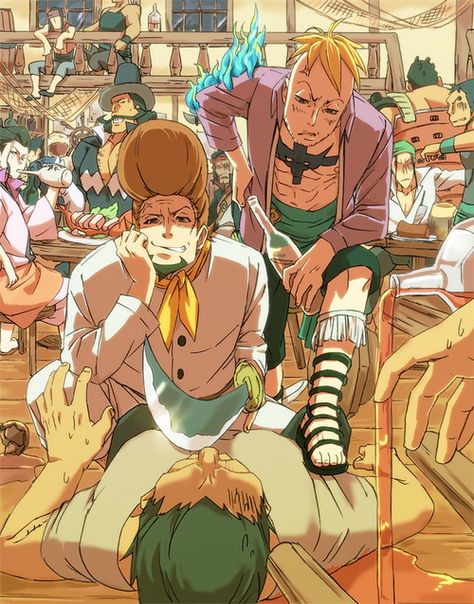 At a bar~ Marco and Thatch One Piece Vista One Piece, Pirate Images, Whitebeard Pirates, Ace One Piece, One Piece Series, The Pirate King, One Piece Ace, One Piece Ship, One Peice Anime