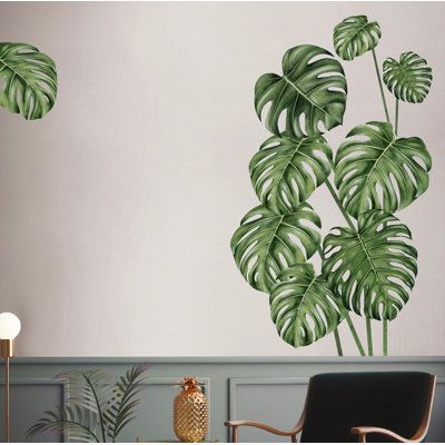 Nature Forms, Peel N Stick Wallpaper, Textures Murales, Watercolor Leaf, Bedroom Style, Leaf Wall, Wall Stickers Living Room, Watercolor Walls, Watercolor Leaves