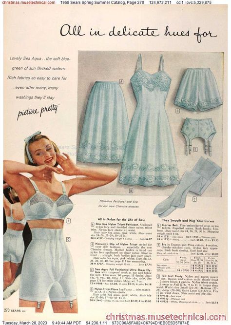 1950s Sleepwear, 1950s Lingerie, Sewing Illustration, The 50s Fashion, Girdles Shapewear, Fashion 50s, Boutique Inspiration, French Lingerie, Retro Lingerie