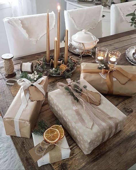 Scandinavian Christmas Decorations Diy, Scandinavian Christmas Decor Ideas, Scandinavian Christmas Decor, Scandinavian Christmas Decorations, Scandi Christmas, Swedish Christmas, Nordic Christmas, Warm Christmas, Christmas Packaging