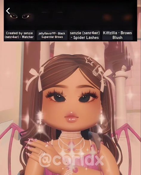 Royale High Faces Ideas Cute, Royale High Face Tutorial, Royale High Makeup, High Tips, Rh Combos, Royale High Journal Ideas, Royal High Outfits Ideas Cheap, Rh Design, Teacher Themes