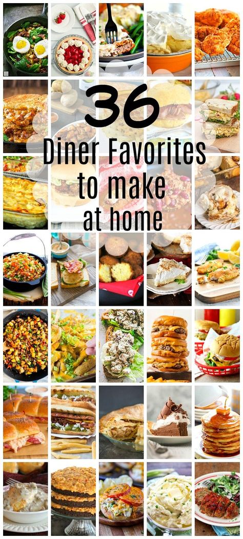 36 Classic Diner-Inspired Recipes We Can't Get Enough Of Grilled Cheese Sloppy Joe, Fluffy Buttermilk Pancakes, Melissas Southern Style Kitchen, Parmesan Crusted Pork Chops, Butter Burgers, Fried Steak Recipes, Diner Recipes, Southern Fried Chicken, American Diner