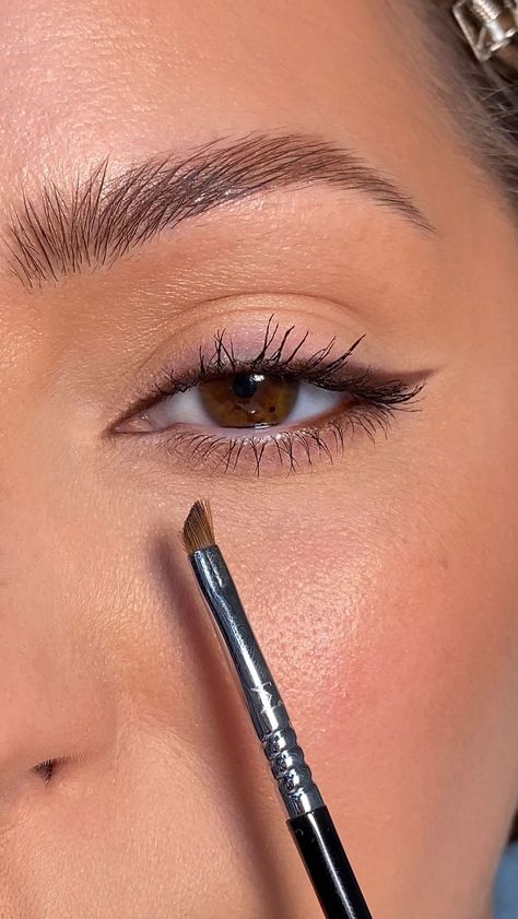 Perfect everyday eyeliner, every time 🤭 Products: @sigmabeauty EO6 eyeliner brush (use my affiliate code WHITNEYS10 to save at checkout) … | Instagram Everyday Eyeliner, Eye Ideas, Eyeliner Application, Serum Concealer, Powdered Eyeliner, Mini Eyeshadow Palette, Makeup For Older Women, Eye Makeup Techniques, Perfect Eyeliner