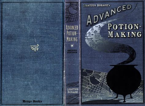 Advance Potion Making - Potions Text Book | Hi, here is the … | Flickr Deco Noel Harry Potter, Advanced Potion Making, Making Potions, Harry Potter Weihnachten, Harry Potter Spell Book, Harry Potter Book Covers, Harry Potter Christmas Decorations, Harry Potter Props, Potion Making