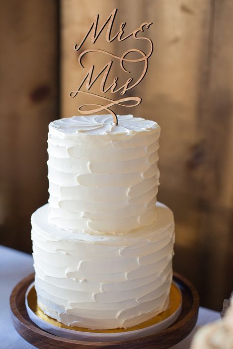 Plain 2 Tier Wedding Cake, Pinterest Wedding Cake, White Textured Wedding Cake Simple, Plain White Wedding Cake Simple, Plain Wedding Cake With Topper, Two Layer White Wedding Cake, Two Tier Plain White Wedding Cake, Scalloped Wedding Cake, Simple Wedding Cake With Topper