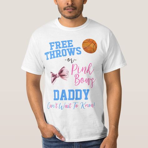 This is a Free Throws or Pink Bows Basketball Gender Reveal T-Shirt! Free Throws Or Pink Bows Gender Reveal, Baby Gender Reveal Decorations, Free Throws Or Pink Bows, Basketball Gender Reveal, Bows Gender Reveal, Bow Gender Reveal, Gender Reveal Party Decorations, Gender Reveal Decorations, Baby Gender Reveal Party