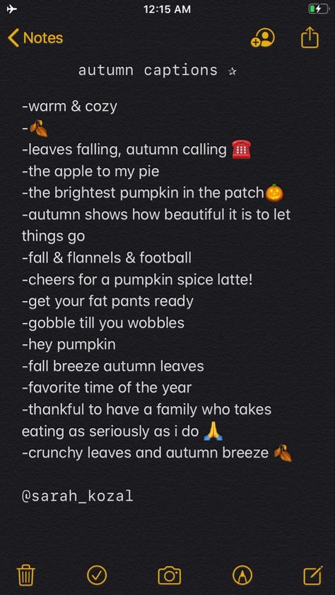 autumn/fall instagram captions Bubble Bath Captions Instagram, Autumn Fall Quotes, Captions For Fall Pictures, Fall Instagram Captions With Friends, Autumn Ig Captions, Fall Selfie Captions, Fall Instagram Story Ideas, Cute Fall Captions For Instagram, Fall Instagram Captions Funny