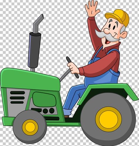 Tractor Clipart, Farm Cartoon, Business Cartoons, Bunny Painting, Farm Crafts, Kids Scrapbook, Cartoons Png, Pop Art Wallpaper, Farm Theme