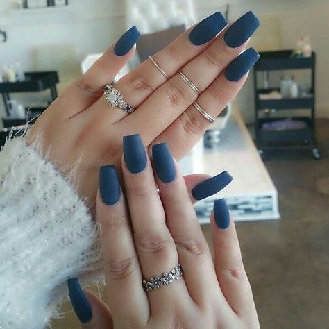 #Repost @highonlaxquer with @repostapp ・・・ This matte coffin set is everything… Matte Acrylic Nails, Coffin Nails Matte, Matte Nail Polish, Matte Nails Design, Blue Nail, Acrylic Nails Coffin, Coffin Nails Designs, Short Acrylic Nails, Nail Shapes