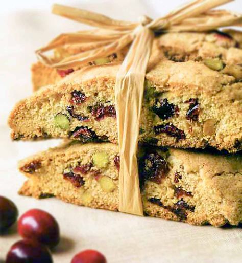 These cranberry pistachio biscotti have all the crispy crunchiness of the classic dipping cookie, but are elevated by the addition of sweet-tart cranberries and nutty pistachios. Cranberry Biscotti, Cranberry Pistachio Biscotti, Biscotti Recipes, Pistachio Biscotti, Joy Of Baking, Cranberry Pistachio, Biscotti Cookies, Biscotti Recipe, Homemade Cake Recipes