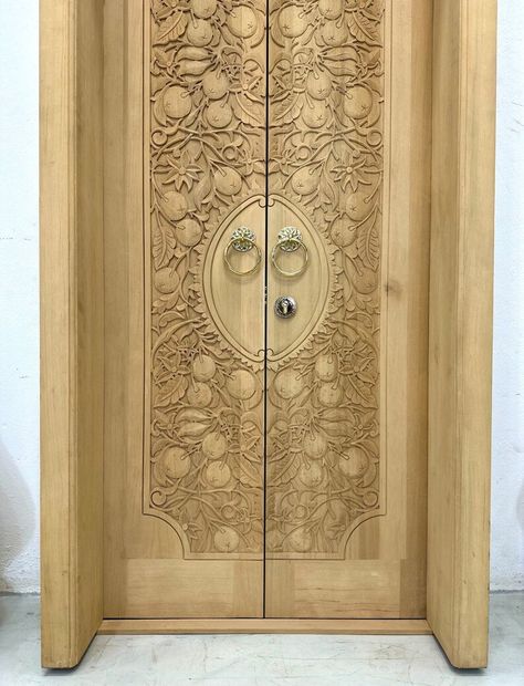 CUSTOM CARVED DOOR, Handmade Carved Wooden Cedar or Oak Door, Floral Carved Door, Unique Decor, Medina Door, Moorich Door, Luxurious Doors - Etsy Vietnam Door Carving Design, Church Doors, Carved Door, Oak Door, Wooden Main Door, Wooden Main Door Design, Double Door Design, Classic House Design, Custom Carved