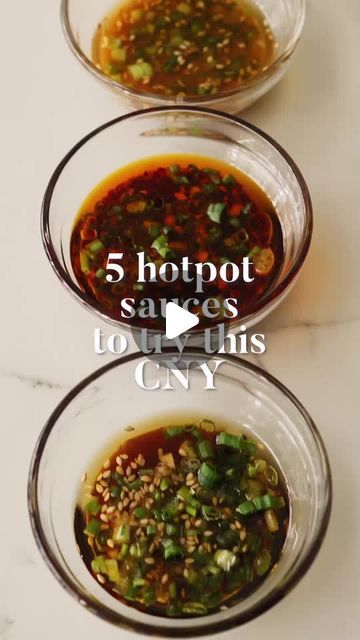 Good Maison • Kitchen Tools on Instagram: "Hotpot season is upon us! Here are 5 hotpot dipping sauces to try this Chinese New Year. Full recipe up on our blog which has 2 more bonus sauces not included in this video 🍲
ㅤ
#sgfoodblogger #sgfoodlover #kitchenhacks #sghomecooking #sghomes #sghomecook #sghomecooks #sgfoodblog #sgkitchen #sgfoodstagram #foodhack #supportlocalsg #sgbusiness #sghomedecor #shopsg #kitchentools #cookware #gmcooks" Hotpot Dipping Sauce Recipe, Hotpot Dipping Sauce, Hot Pot Dipping Sauce Recipe, Hotpot Recipe, Chinese Hotpot, Hot Pot Recipe, Dipping Sauces Recipes, Dipping Sauces, Korean Bbq