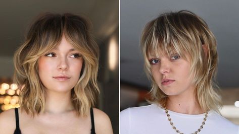 Shaggy Mullet Fine Hair, Shag Haircut Highlights, Shag Fine Hair, Haircuts For Straight Fine Hair, Shag Hair, 2023 Hairstyles, Modern Shag Haircut, Shaggy Long Hair, Medium Shag Haircuts