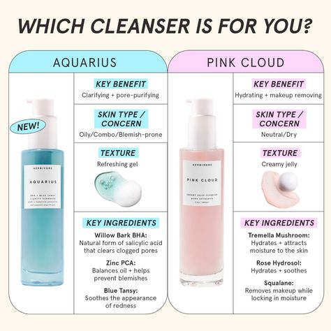 AQUARIUS BHA + Blue Tansy Clarity Cleanser - 3.3 oz | 100 mL #skincare #skin #skincareroutine #skincaretips #skincareproducts #theordinaryskincare #cerave #ceraveskincare. https://whispers-in-the-wind.com/category/beauty/?393 Pimples Under The Skin, Hydrating Makeup, Acne Prone Skin Care, Skincare For Oily Skin, Oily Skin Care Routine, Herbivore Botanicals, Blue Tansy, Acne Blemishes, Oily Skin Care