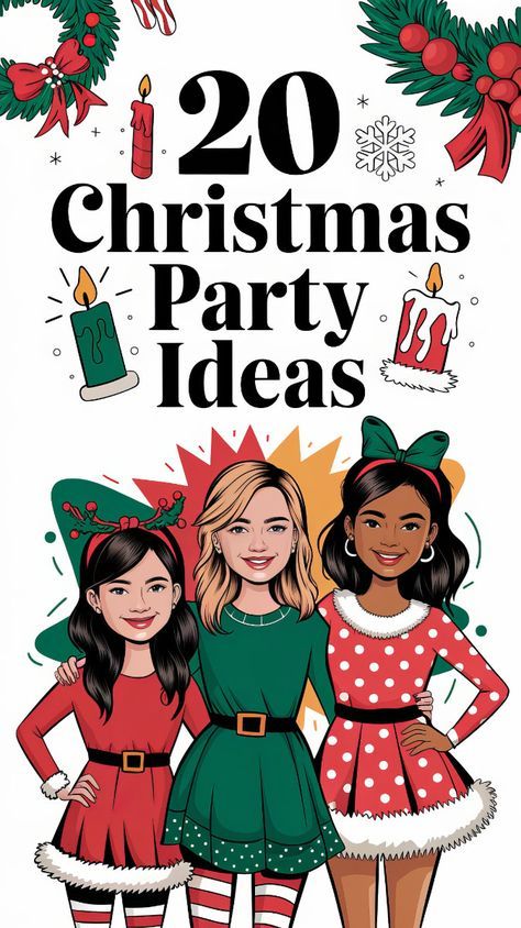 Girls Night Holiday Party Ideas, Girlfriend Christmas Party Ideas, Teen Girl Christmas Party Ideas, Holiday Girls Night In Party Ideas, Christmas Girls Night In Party Ideas, Christmas Party Girls Night, Girls Christmas Party Ideas, Girls Night Christmas Party Ideas, Christmas Girls Night Ideas