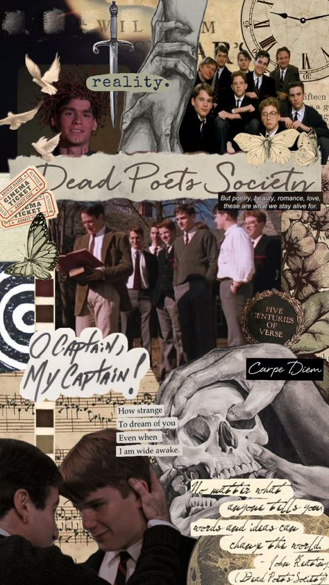 #deadpoetssociety #poetry #darkacademia #wallpaper Literature Student Aesthetic, Literature Student, Student Aesthetic, Cinema Ticket, Dead Poets Society, Wide Awake, Admit One, Staying Alive, Change The World