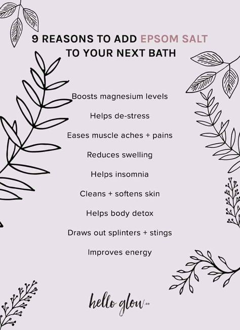 Epsom Salt Benefits Skin, Things To Add To Your Bath, Bath Salt Benefits, Epsom Salt Bath Benefits For Women, Epson Salt Baths, Rosemary Bath Benefits, Bath Quotes Relaxing, Benefits Of Epsom Salt Bath, Epsom Salt Bath Recipe