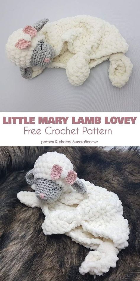 Thanksgiving Crochet, Knit Slippers, Lovey Pattern, Crochet Lovey, Crochet Mignon, Animals Crochet, Confection Au Crochet, Haken Baby, Crochet Stuff