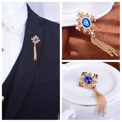 Suit Brooch, Mens Accessories Necklace, Cross Brooch, Collar Clips, Suit Collar, Purple Diamond, Special Clothes, Magical Jewelry, Gambar Figur