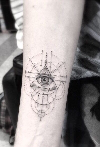 IG: DR-WOO-SSC @rawadoration 3rd Eye Tattoo, Seeing Eye Tattoo, Providence Tattoo, Third Eye Tattoo, Masonic Tattoos, Eye Tattoo Meaning, Third Eye Tattoos, All Seeing Eye Tattoo, Omerta Tattoo