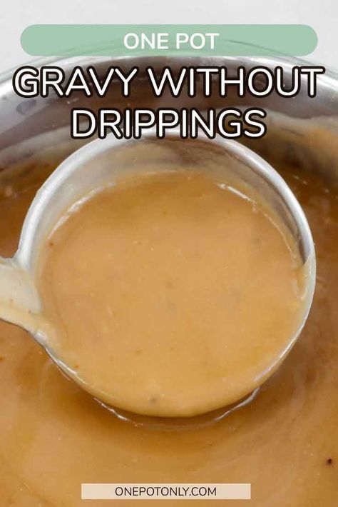 The Best No Drippings Gravy Recipe Sweet Ham Gravy Recipe, Pork Gravy Recipe, Gravy Recipe No Drippings, Brown Gravy Recipe Easy, Gravy Without Drippings, Easy Homemade Gravy, Ham Gravy, Beef Gravy Recipe, Easy Brown Gravy