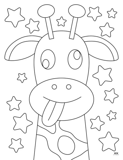 Choose from 35 giraffe coloring pages and templates of all kinds including paper plate giraffe crafts. Print from home. 100% FREE! Giraffe Preschool, Paper Plate Giraffe, Picture To Color, Giraffe Coloring Pages, Giraffe Crafts, Preschool Pictures, Animal Coloring, Animal Coloring Pages, Paper Plate