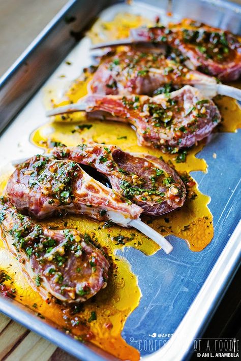 Moroccan Spiced Grilled Lamb Rib Chops + {GIVEAWAY} 3-pack Mina Harissa Pepper Sauces Rib Chops Recipe, Lamb Rib Chops, Lamb Chop Recipe, Harissa Recipes, Lamb Chop Recipes, Lamb Chop, Lamb Ribs, Lamb Dishes, Grilled Lamb