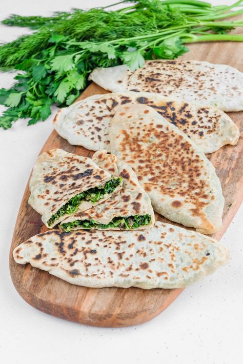 Armenia Food, Armenian Bread, Armenian Food, Flatbread Recipe, Armenian Recipes, Flat Breads, Herb Bread, Beet Greens, Flatbread Recipes