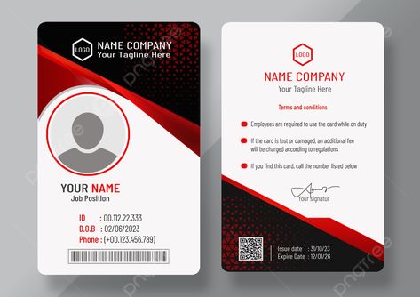 Id Card Design Template, Id Card Design, Employee Id Card, Employees Card, Corporate Id, White Camera, Card Design Template, Company Id, Marketing Poster