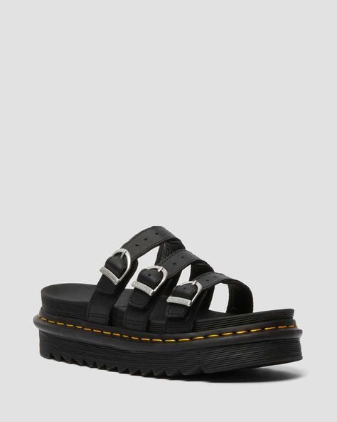 Doc Martens Blaire Sandals, Doc Marten Sandals, Blaire Sandal, Dr Martens Blaire, Dr Martens Sandals, Dr Martens Style, Awesome Shoes, Simple Shoes, Dr Martens Black