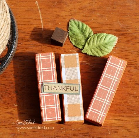 Pumpkins From Jenga Blocks, Crafts With Jenga Blocks, Jenga Blocks Crafts, Jenga Block Christmas Crafts, Diy Jenga Blocks Ideas, Block Pumpkins, Fall Pumpkin Decor, Jenga Blocks, Fall Decor Diy Crafts