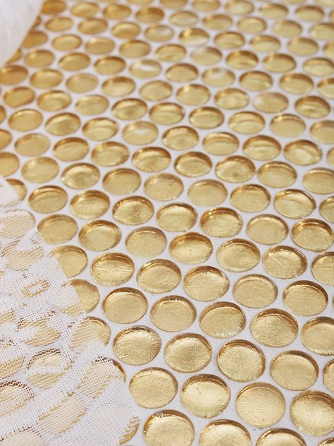 Our penny round gold mosaic tiles bring a luxurious, coin-like sparkle to any space. Hand-applied gold leaf on ultra-clear glass creates a one-of-a-kind shine that adds sophistication and elegance. #walltiles #mosaictiles #tile #bathroomtilesdesign #walltile #showertile #bathroomtiles #bathroomtile #mosaictile #showertiles #tiledesign #glasstile #tiles #tilestyle #tileshower #glasstiles #pennyroundtile #pennyroundtiles #goldtiles #goldtile #mosaico #glasstilemosaic #glassmosaictiles #mosaic #... Gold Mosaic Tile, Gold Mosaic, Gold Tile, Penny Round Tiles, Penny Round, Bathroom Tile Designs, Style Tile, Glass Mosaic Tiles, Tile Design