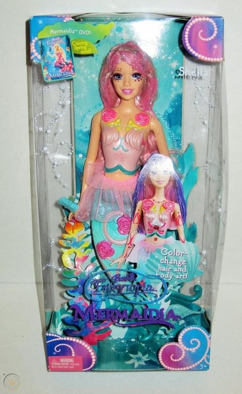 New Barbie Fairytopia Mermaidia Shella Doll 2005 Movie # J0720 Mermaid Bath Toy | #1793097846 Barbie Mermaidia, Barbie Fairytopia Mermaidia, Fairytopia Mermaidia, Mermaid Bath, Barbie Mermaid, Mermaid Soap, Mermaid Toys, Barbie Fairytopia, New Barbie