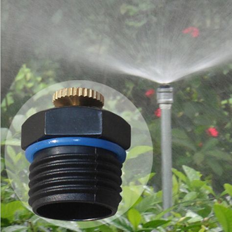 Garden Gas Sprinkler Head Water Lawn Irrigation Spray System Cooling Micro Sprinkler, Fountain Head, Lawn Irrigation, Garden Sprinklers, Sprinkler Heads, Water Drip, Water Mist, Sprinklers, Drip Irrigation