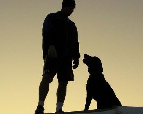 A Man And His Dog, Man And Dog Drawing, Dog With Man, Dog And People, Man With Dog, Man And His Dog, Poseidon Tattoo, Catrina Tattoo, Running Buddies