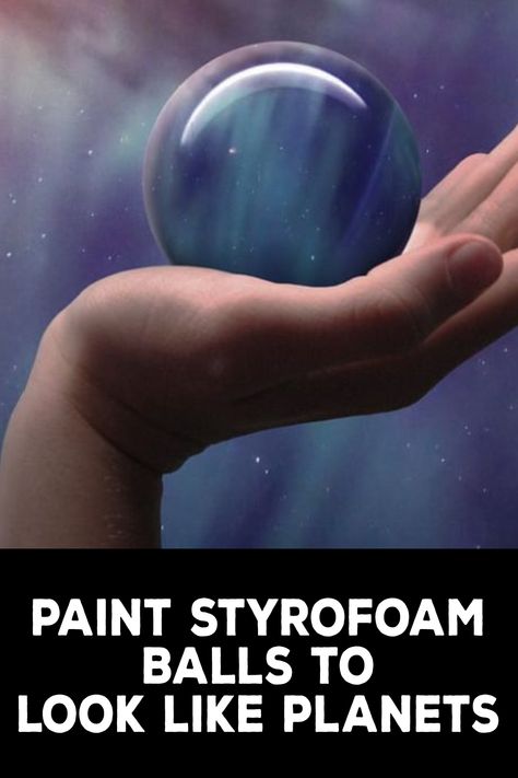 How to Paint Styrofoam Balls to Look Like Planets How To Paint Styrofoam, Diy Styrofoam Crafts, Planetary Model, Solar Planet, Mercury Planet, Styrofoam Crafts, Painting Styrofoam, Mars Planet, Garden Globes